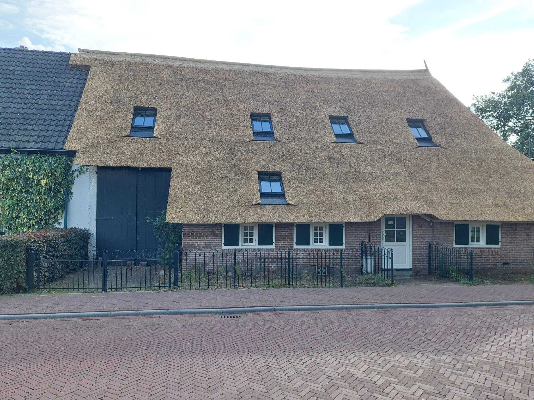 Afwerking rietdekken H. Veldman - Zuidwolde